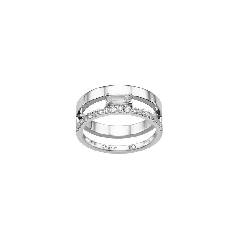 Baguette Diamond Insert Ring | Dunkin's Diamonds